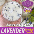 idrop LAVENDER Scented with Dried Flower Buds Candle / Lilin Lavender dengan Bunga kering Aromatherapy Lilin Wangi / 薰衣草干花蕾蜡烛