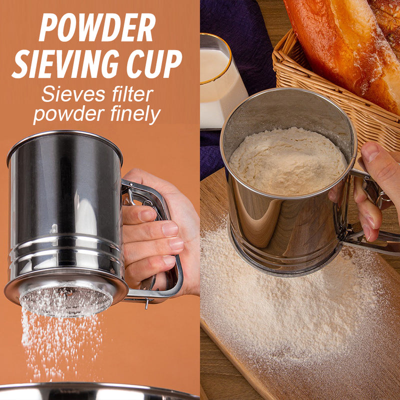 idrop [ 10CM ] Powder Fine Sieve Cup Penapis Tepung Halus 粉筛杯