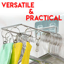 idrop Stainless Steel Wall-mounted Drying Clip Rack Hanger