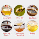 idrop [ 160ml ] Glass Oil & Sauce Bottle Seasoning Condiment Dispenser Jar