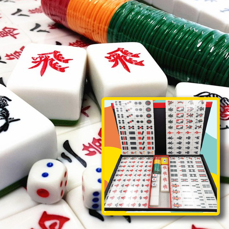 idrop [ 4 PLAYER ] 168pcs Mahjong Play Set | 麻将