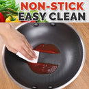 idrop 34cm Stainless Steel Non-Stick Cooking Wok with Full Stainless Steel Lid Cover