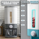 idrop [ 10KG Storage ] Kitchen Household Rice Cereal Storage Sealed Container Dispenser