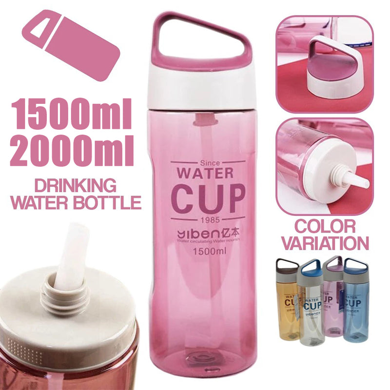 idrop [ 1500ml / 2000ml ] YIBEN - Outdoor Sports Drinking Water Cup Bottle / Botol Air Minuman / 太空吸水杯(亿本舒心水壶