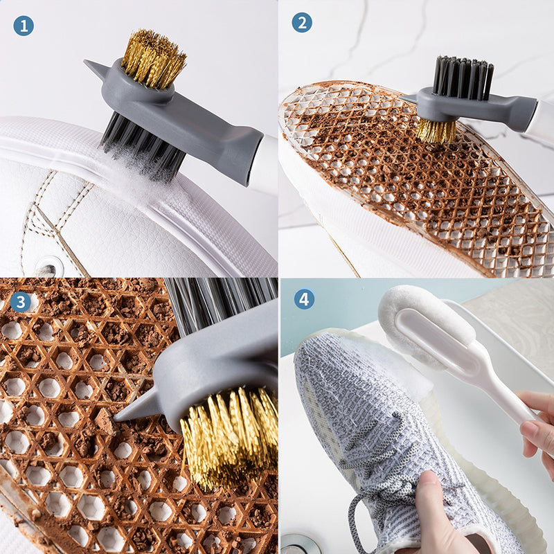 idrop Multifunction Double Head Shoe Brush / Berus Pencuci Kasut / 双头鞋刷