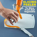 idrop 3PCS Fruit Knife Cutting Board & Slicer Peeler Kitchen Set