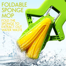 idrop Folding Sponge Mop - Foldable Extendable Absorbent Sweeper