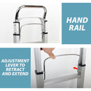 idrop Foldable Compact Folding Aluminium Frame Steel Plate Trolley Luggage Cart Load Bearing 80kg / Troli Tolak Barang / 可折叠紧凑型折叠铝框钢板手推车行李车