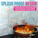 idrop Anti Oil Splash Proof Baffle Screen Kitchen Aluminium Foil Insulation Heat Plate