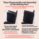 idrop Multipurpose Breakfast Maker Double Heating Sandwich Machine / Alat Masak Roti Waffle Pelbagai Guna /  定时双发热三文冶机(配双盘 )