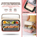 idrop [ 1L ] Electric Lunchbox with Stainless Steel SUS304 Container 300W with FREE Sppon & Chopsticks / Kotak Memasak Elektric / 1L不锈钢电热饭盒(蒸煮饭盒)(304)(300W)(内置勺筷