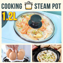 idrop [ ALL IN 1 ] 3 IN 1 Multifunctional Electric Toaster Maker Oven with Cooking Frying Pan and Cooker Pot