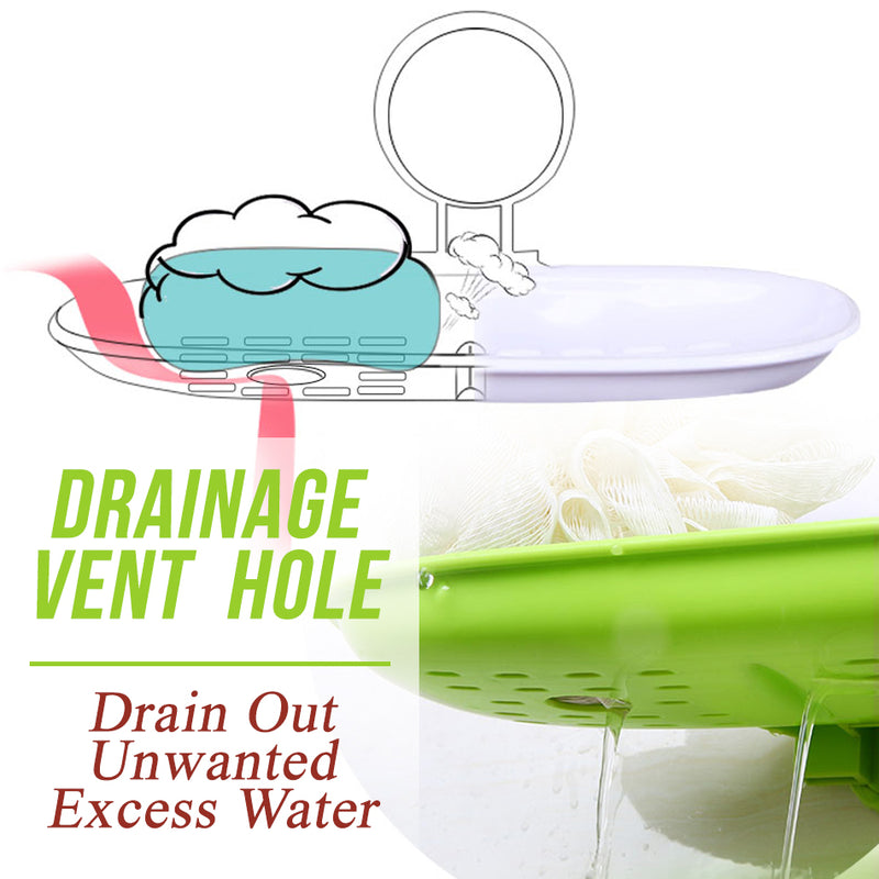 idrop Wide Soap & Toiletry Bathroom Accessory Wall Mount Storage Rack [ 1 Layer / 2 Layer ]