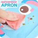 idrop Cute Cartoon Children's Apron Set / Set Apron Kanak-kanak / 可爱卡通儿童围裙套装