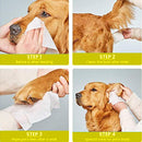 idrop [ 12PCS ] Pet Wipes Easy Cleaning and Deodorizing Grooming Wet Wipe