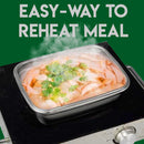 idrop Stainless Steel Food Storage Box with Lid Cover [1.8L]