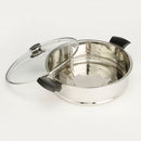 idrop 30CM Stainless Steel Kitchen Cooking Wok Pot