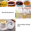 idrop 300ml Portable Kitchen Glass Oil Seasoning Mug Cup Bottle Container