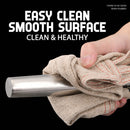 idrop Kitchen SUS304 Stainless Steel Baking Dough Rolling Pin / Penggiling Doh Keluli Tahan Karat / 304不锈钢擀面杖(大号)(长)(42CM)