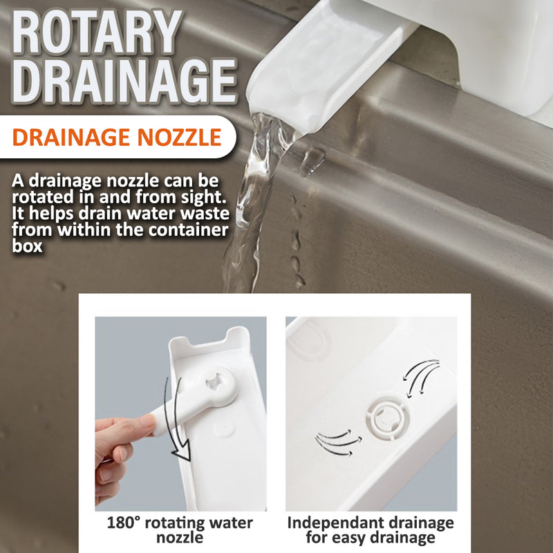 idrop Kitchen Sink Drain Trash Can / Bekas Kotak Sampah Sinki Dapur / 厨房沥水垃圾桶