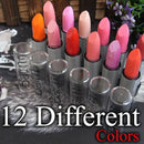 idrop 12pcs Big & Red Lipstick Beautiful Sexy Moisturizing Lip Balm Cosmetic Makeup / Set Gincu