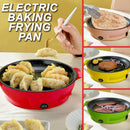 idrop [ 22CM ] 450W Electric Frying Baking Pan / Kuali Pembakar Goreng Elektrik / 22CM电煎牛排锅