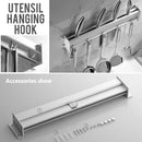 idrop Multipurpose Kitchen Wall Mounted Knife & Utensil Holder Railing