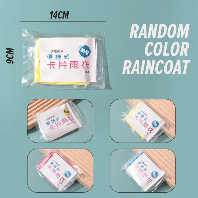 idrop [ 10PCS ] BUNDLE SET Raincoat & Shoe Cover / Set Bundle Baju Hujan & Sarung Kasut Pakai Buang / 套装雨衣和鞋套