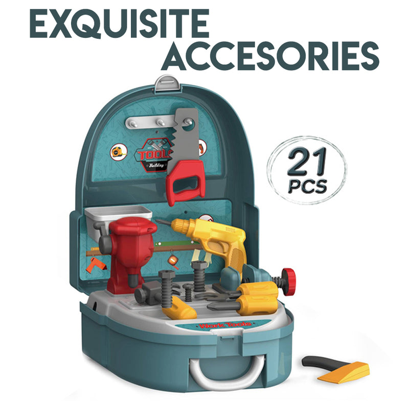 Idrop Portable Backpack Pretend Game The Worker Tool Toy