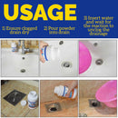 idrop [ 110g ] Anti Clogging Cleaning Powder Agent for Dredging Pipe Sewer Pumbling