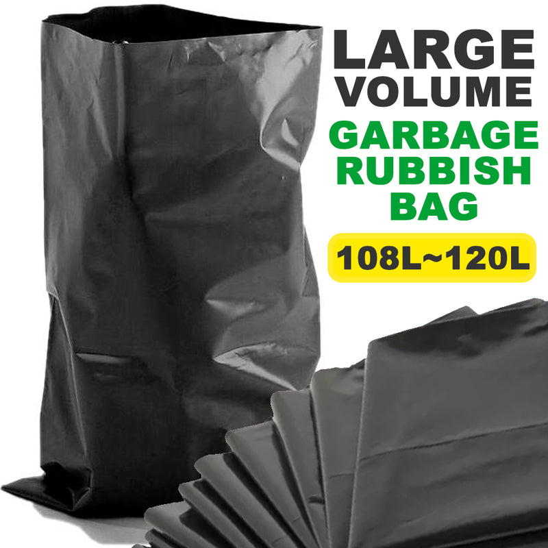 idrop [ XXL ] HEAVY DUTY Thick Garbage Rubbish Bag / Beg Plastik Sampah [ 108~120 Liter ] [ 40" X 50" ]