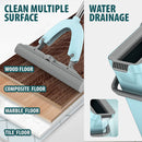idrop Water Absorbent Double Fold Sponge Mop with Bucket / Mop Pencuci Lantai Cepat Serap Air dengan Baldi / 吸水海绵拖把对折式挤水懒人地拖布家用胶棉拖把头免手洗干湿两用
