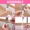 idrop [ 2 in 1 ] Kitchen Anti Splash  Sink Faucet Sprinkler / Kepala Paip Sinki / 17.5CM长花洒