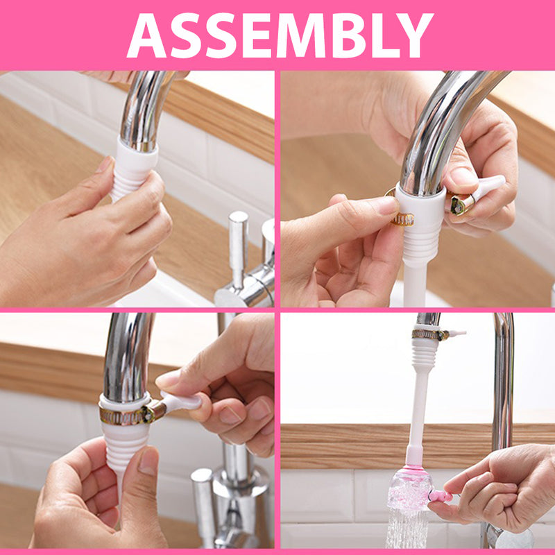 idrop [ 2 in 1 ] Kitchen Anti Splash  Sink Faucet Sprinkler / Kepala Paip Sinki / 17.5CM长花洒