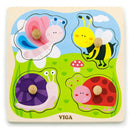 idrop BIG KNOB PUZZLE - Farm / Insect / Wild Animal Puzzle Toy
