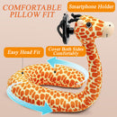 idrop U-Shape Animal Neck Pillow with Smartphone Phone Holder