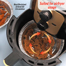 idrop [ 10 / 50pcs ] Air Fryer Tinfoil Aluminum Foil Tray / Alas Makanan Aluminium / 空气炸锅锡纸盘