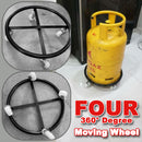 idrop  Heavy Duty Metal Gas Tank Cylinder Roller / Alas Tong Gas Mudah Alih Tahan Lasak / 煤气炉架+轮(CAP BUMI)