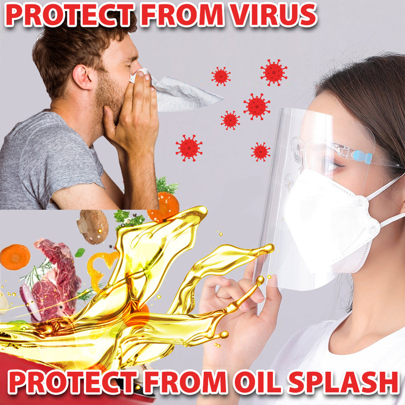 idrop FACE SHIELD Anti Oil Splash Mask Cover Protector / Penutup Pelindung Muka / 防油溅面罩