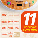 idrop [ 2L ] Minipot Multifunction Electric Cooking Stew Pot Cooker with Ceramic Stew Pot [ 1 Big Pot 4 Small Pot ]