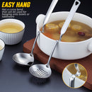 idrop Stainless Steel Oil Separation Hanging Soup Ladle SUS304 / Senduk Pemisah Sup Senang Gantung Keluli Tahan Karat / 304不锈钢油汤分离汤勺