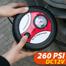 idrop DC12V Portable Car Pump Tire Inflator Air Compressor