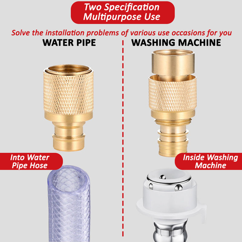 idrop [ 5pcs / Pack ] 4 Point Water Pipe Joint Connector / Penyambung Sambungan Paip Air / 4分水管接头神器