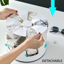 idrop [ 3 LAYER ] 15-Grid Rotatable Petal Shape Small Clothing Storage Box / Kotak Penyimpanan Baju Kecil / 3层15格花瓣形塑料可旋转收纳盒