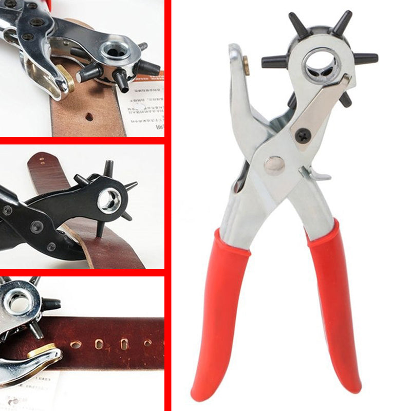idrop [ 6 HOLE ] Leather Belt Hole Puncher Craft