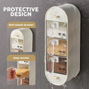 idrop Wall Mounted Vertical Seasoning Storage Box 5-Grid / Bekas Penyimpanan Perempah / (强力胶)5012