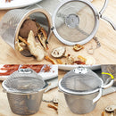 idrop [ 6.5CM ] Stainless Steel Tea Herb Mesh Netball Filter / Penapis Teh Herba / 网味球(桶型)(EASY FILTER)(铭威)