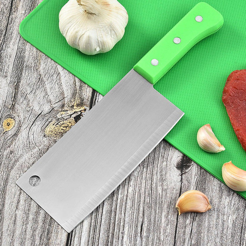 idrop 8PCS Stainless Steel Kitchen Household Knife Set With Cutting Board / Pisau Dapur [ 2020 NEW DESIGN ]
