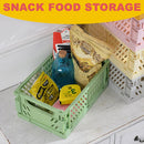 idrop Plastic Mini Folding Storage Box / Kotak Kecil Senang Lipat / 塑料迷你折叠收纳盒(15*9.8*6CM)
