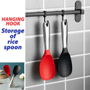 idrop Stainless Steel Handle Silicone Rice Scoop Spoon / Senduk Nasi Silikon Pemegang Keluli / 304不锈钢柄硅胶饭勺